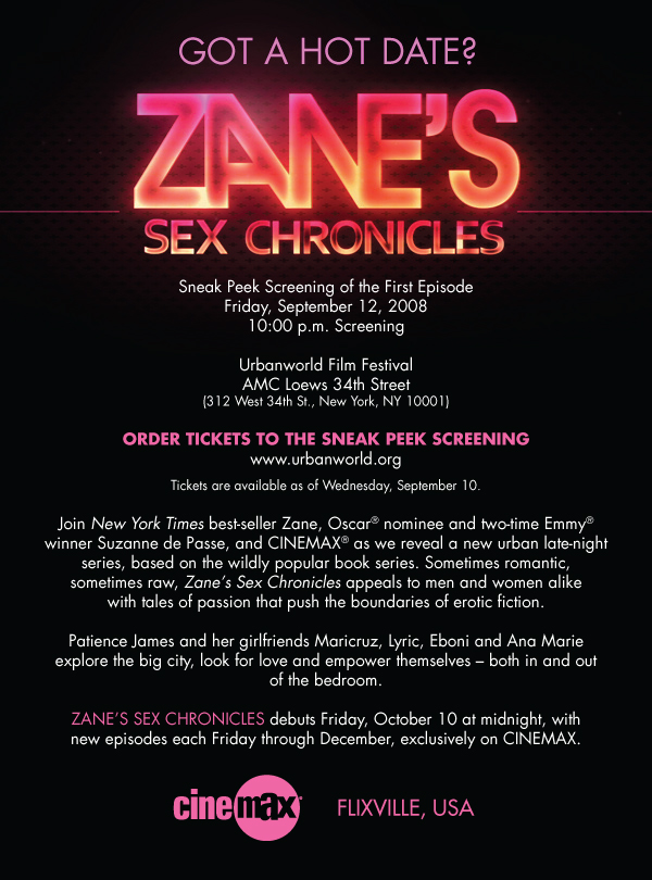 Zane Sex Chronical.